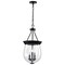 Nuvo Boliver 3-Light Pendant 11 in. Matte Black Clear Seeded Glass 60/7800 - alternate 6